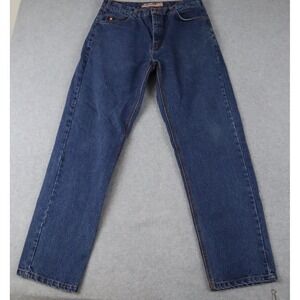 Berne FR Jeans Mens 34x34 Flame Resistant HRC 2 Straight Leg Work Denim Blue